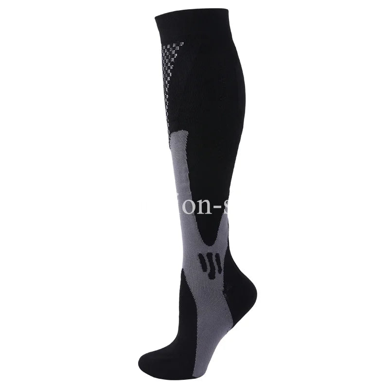 Athletic Compression Crew Socks for Men