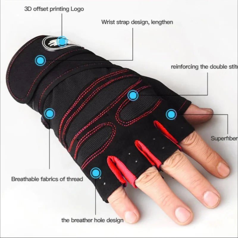 Gloves Women Wrist Guard Sports Dumbbell Riding Non Slip Horizontal Bar Exercise Training