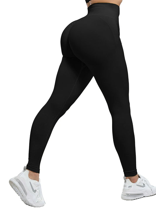 Women Leggings Bubble Butt Fitness Legging Slim High Waist Leggings