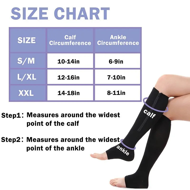 Compression Socks Women Men Pain Relief Stretchy Stockings Compression Sports Socks