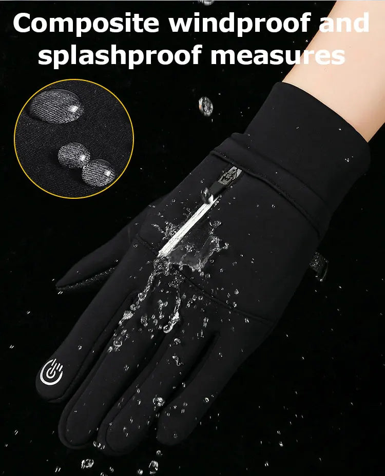 All-Weather Thermal Sports Gloves for Men & Women – Waterproof Comfort