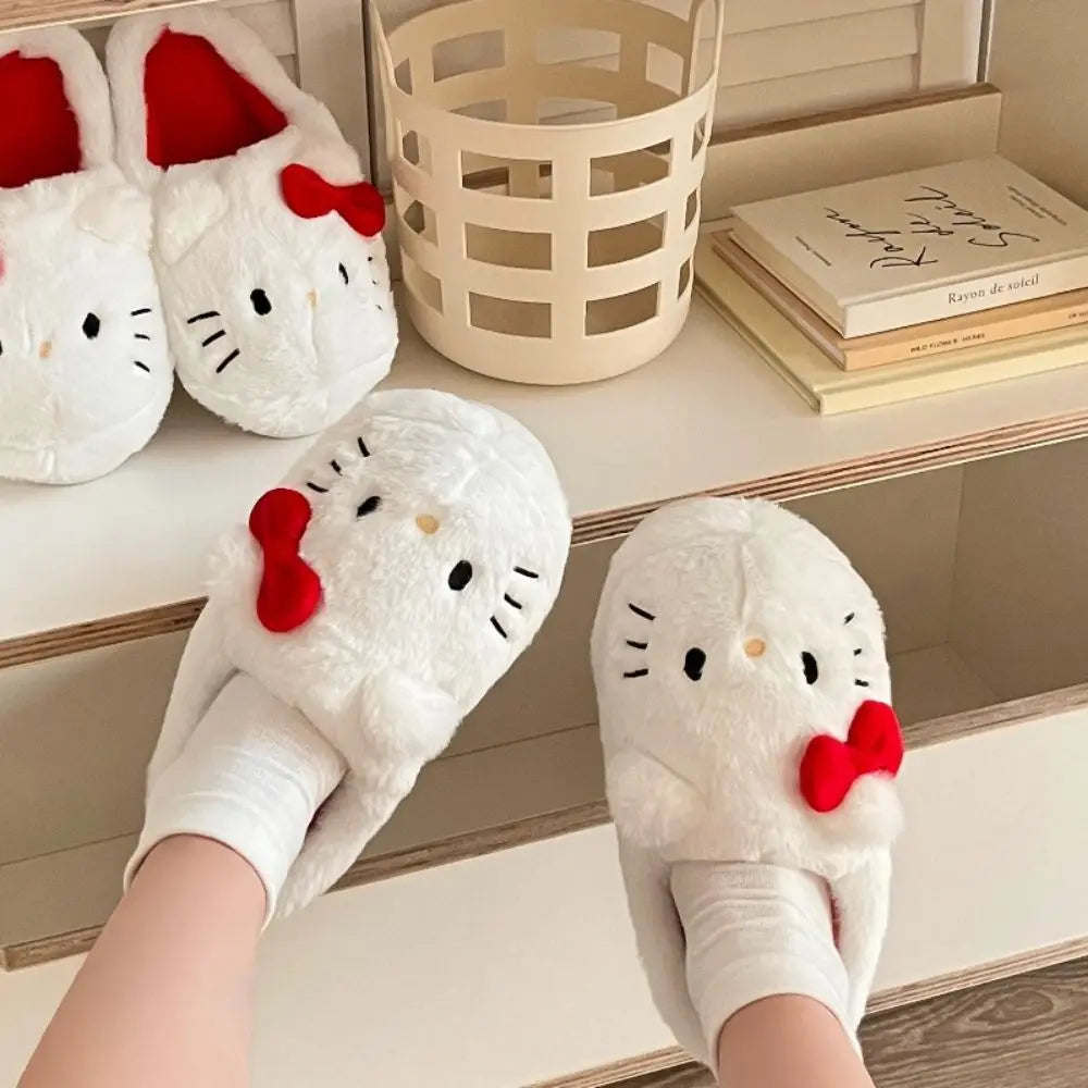 Autumn Winter Bedroom Soft Padded Plush Bedroom Adult Shoes Girls