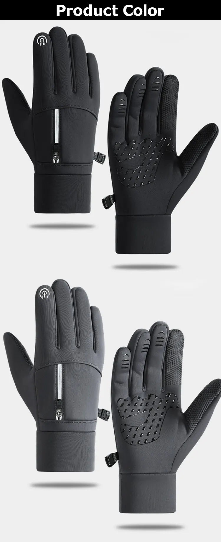 All-Weather Thermal Sports Gloves for Men & Women – Waterproof Comfort