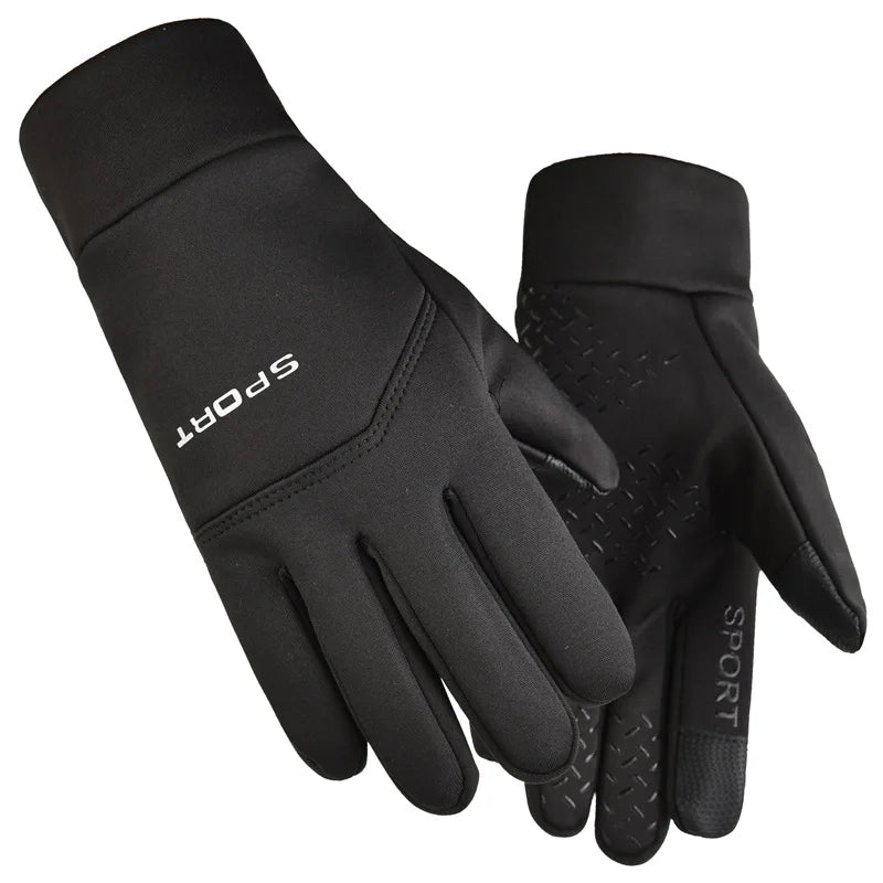 Cozy Women's Nylon Running Gloves for Winter Adventures