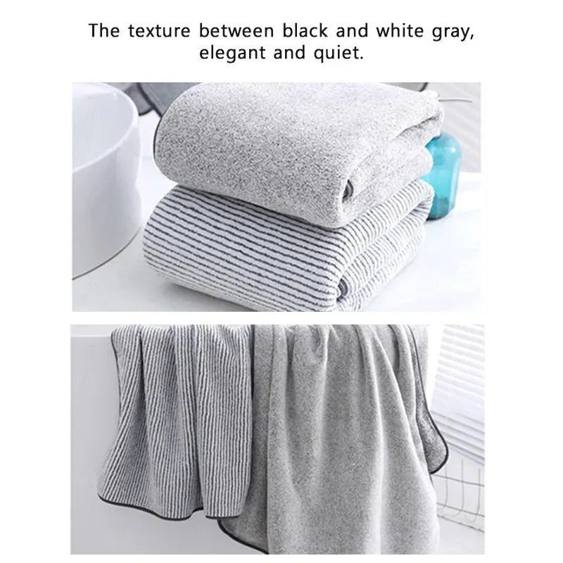 1PCS Thickened Bath Towels for The Body Microfiber Towel for Gym Sports