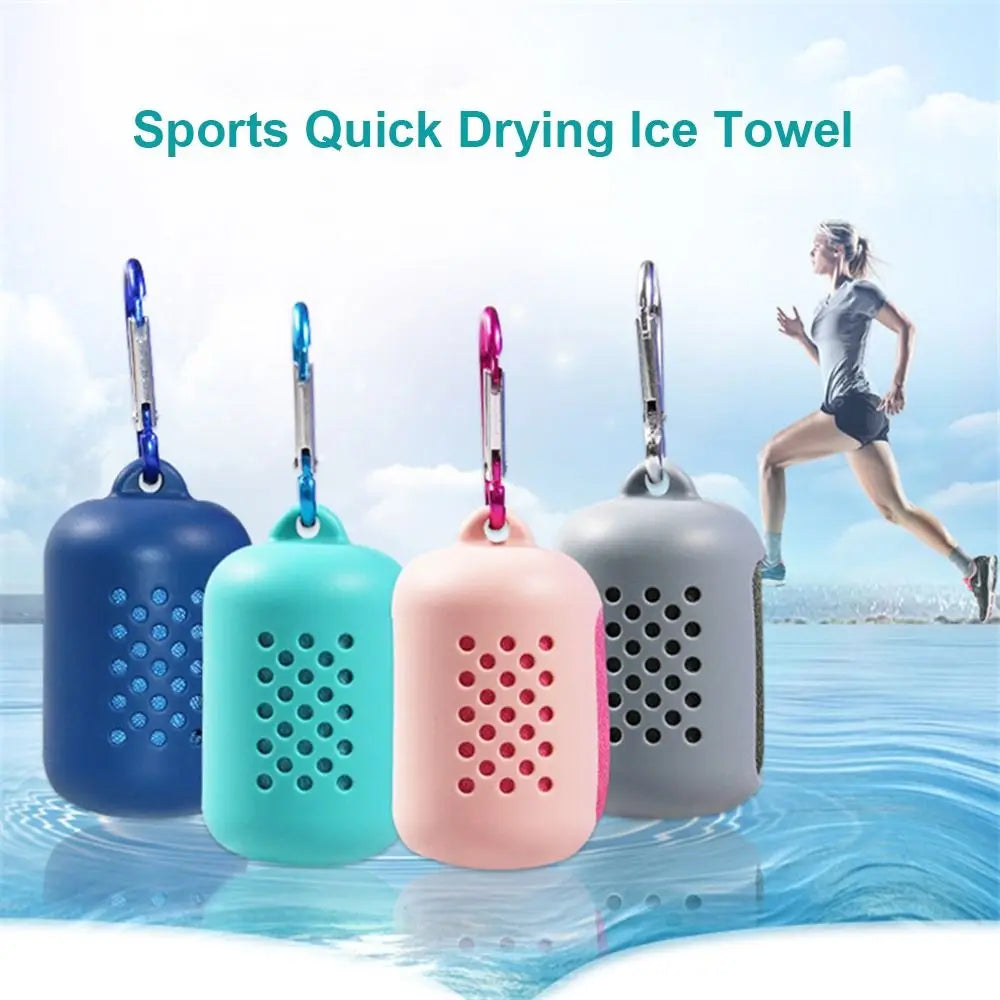 Outdoor Microfiber Quick Drying Sports Cooling Ice Towel Cold Sports Towel Fitness Cool Towel Camping