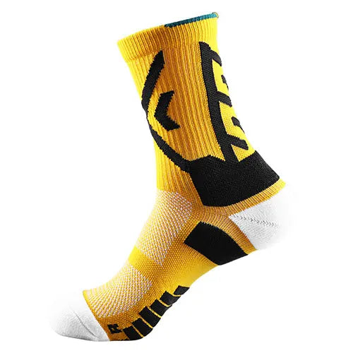 Knee-High Compression Socks for Basketball and Cycling Enthusiasts