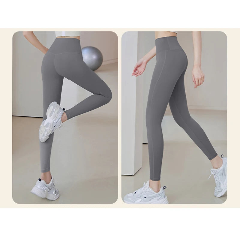 Ribbed Yoga Pants High Waisted Legging