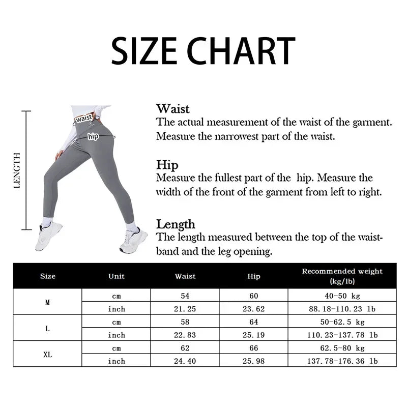 High Waist Yoga Warm Leggings Sports Tights Thermal Woman Running Pants