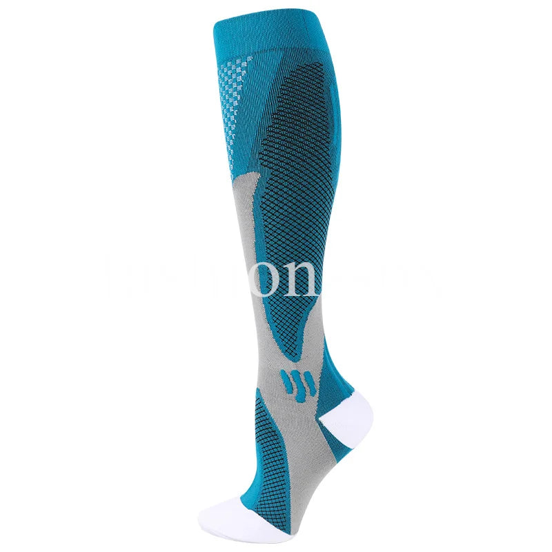 Athletic Compression Crew Socks for Men