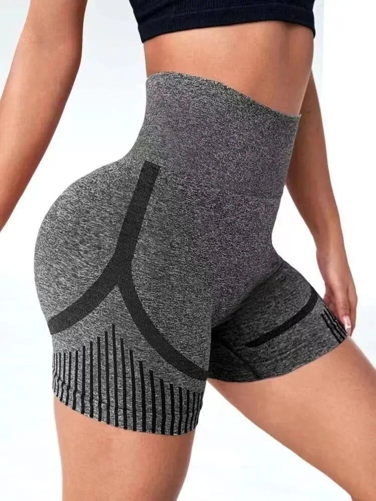 Women Yoga Shorts High Waist Workout Shorts Fitness Yoga