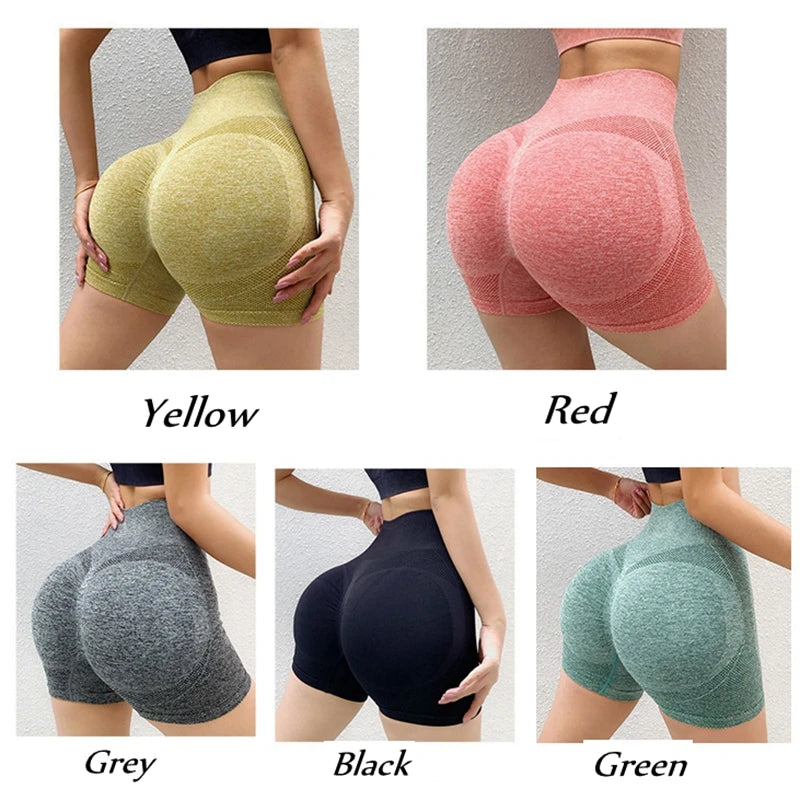 Women Yoga Shorts High Waist Workout Shorts Fitness Yoga Lift