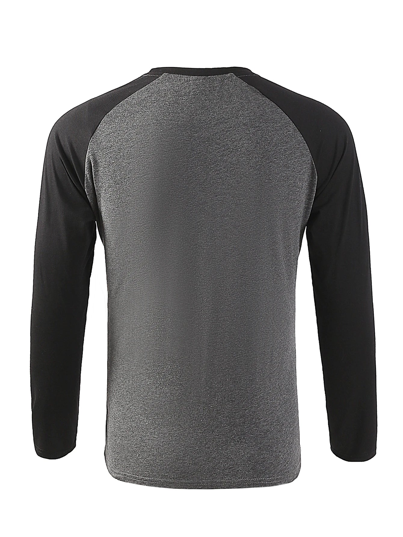 New Casual Fashion Long Sleeves T Shirt Men Spring Autumn Gym Clothing Fitness T-shirt