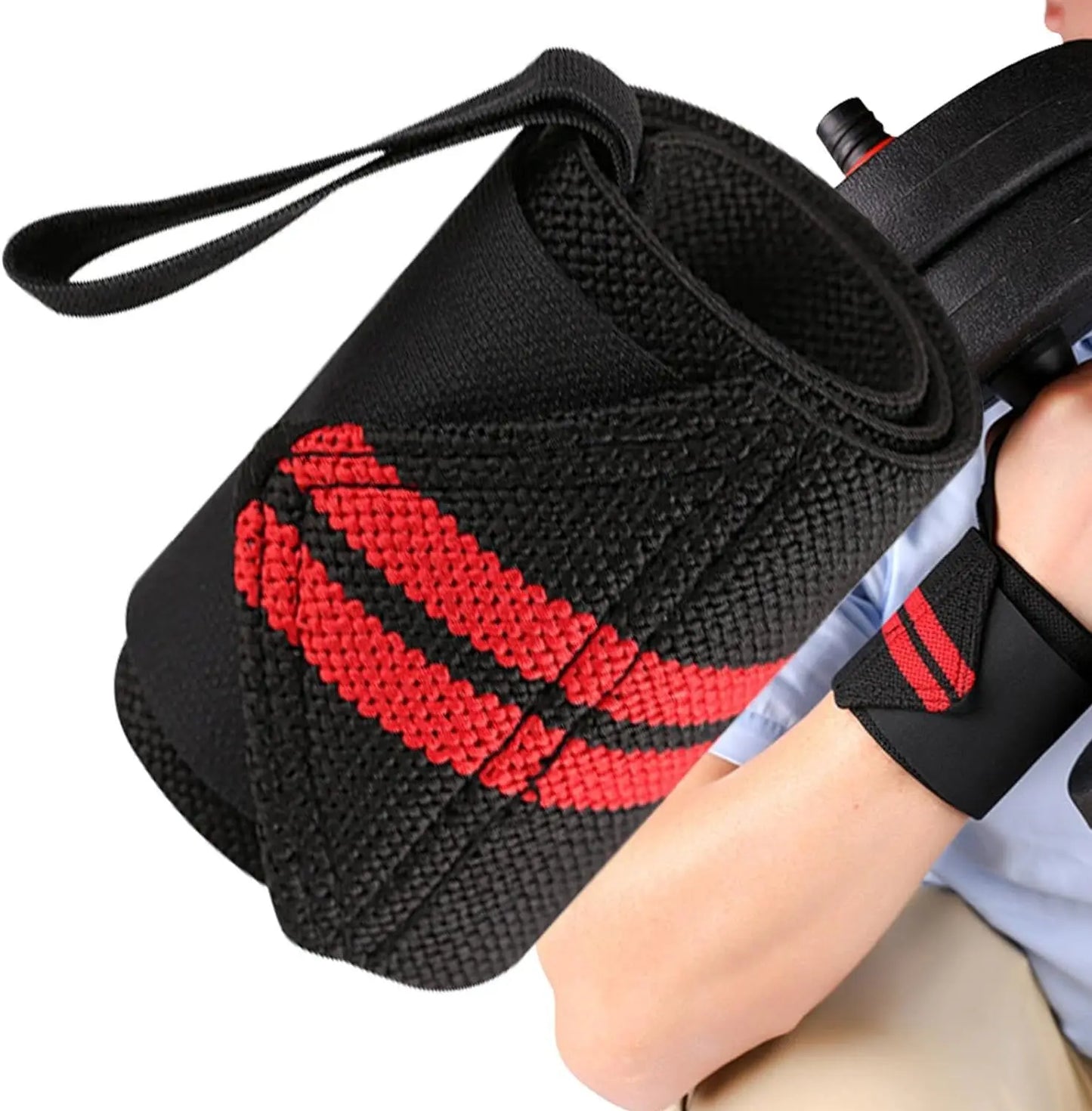 1pc Gym Wrist Wraps/Lifting Wrist Straps Heavy Duty Gym Straps With Thumb Loops Wrist Wraps