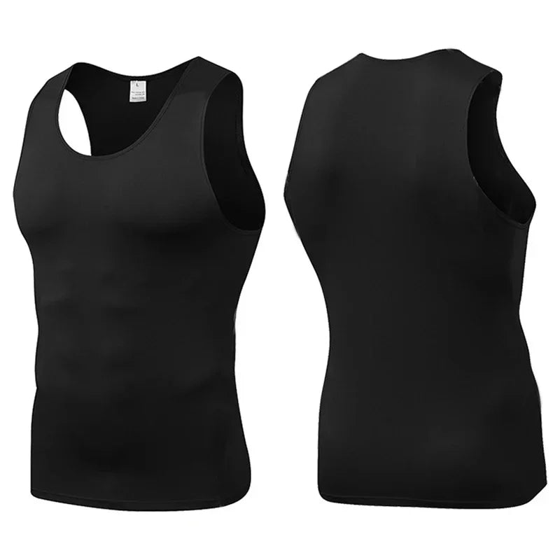 Tank Top Men's Stretch Sports Fitness Training Tight Hurdle Sleeveless Top