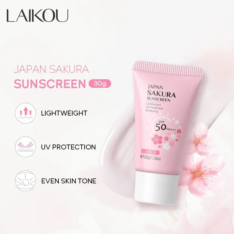 Whitening Cream Korean Sunscreen Protector Facial Sun Blocker Spf50 Isolation Lotion Bleaching Moisturizer  30g