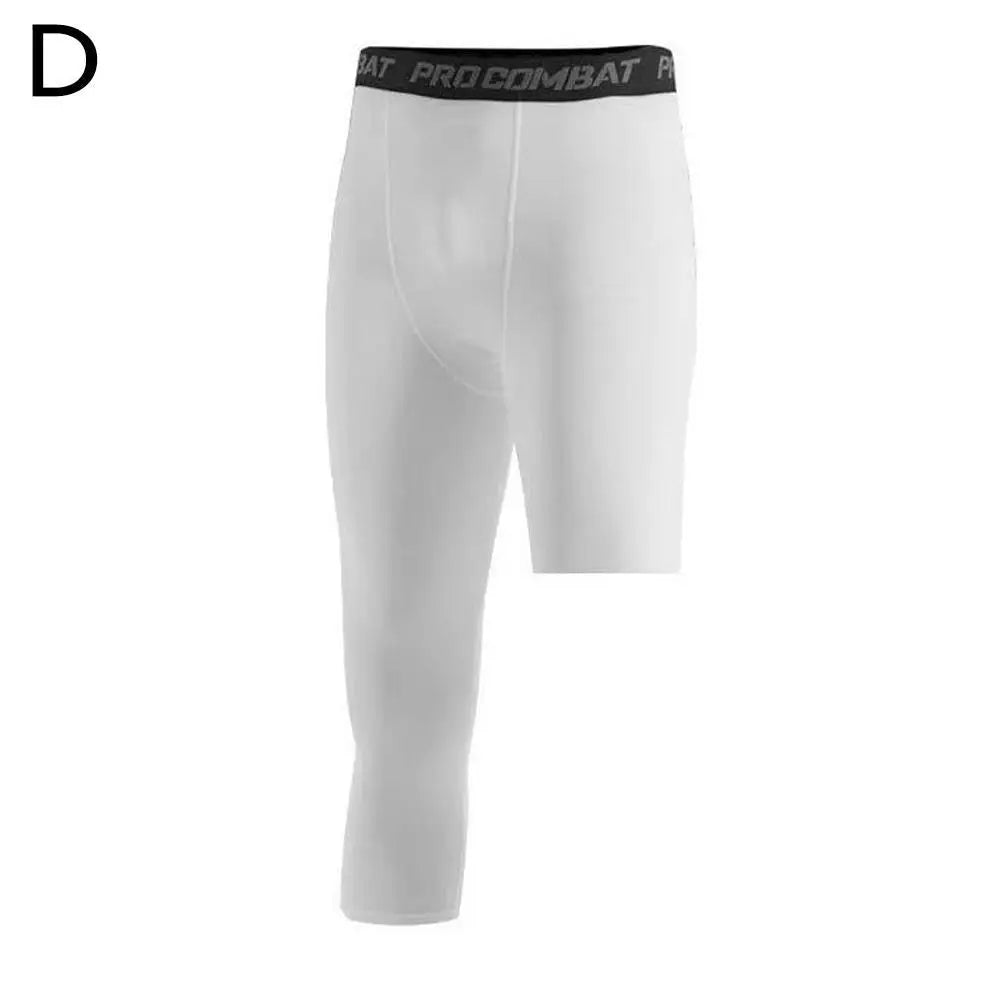 Single Leg Basketball Leggings Quick Drying Men's Running Football Yoga