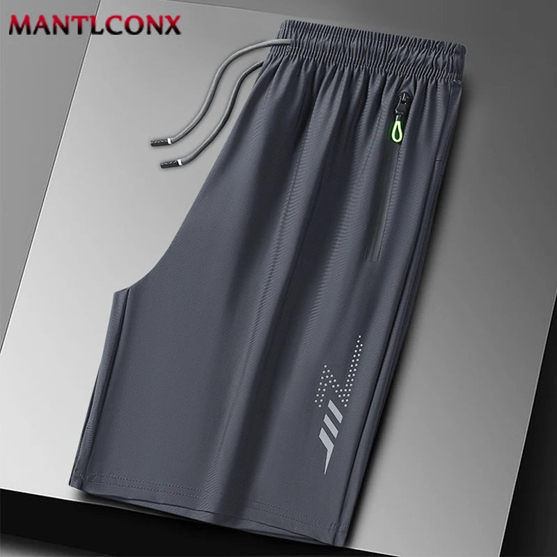 3XL Quick Dry Jogging Fitness Shorts Men Summer Sports Bottoms Thin Breathable Beach Short