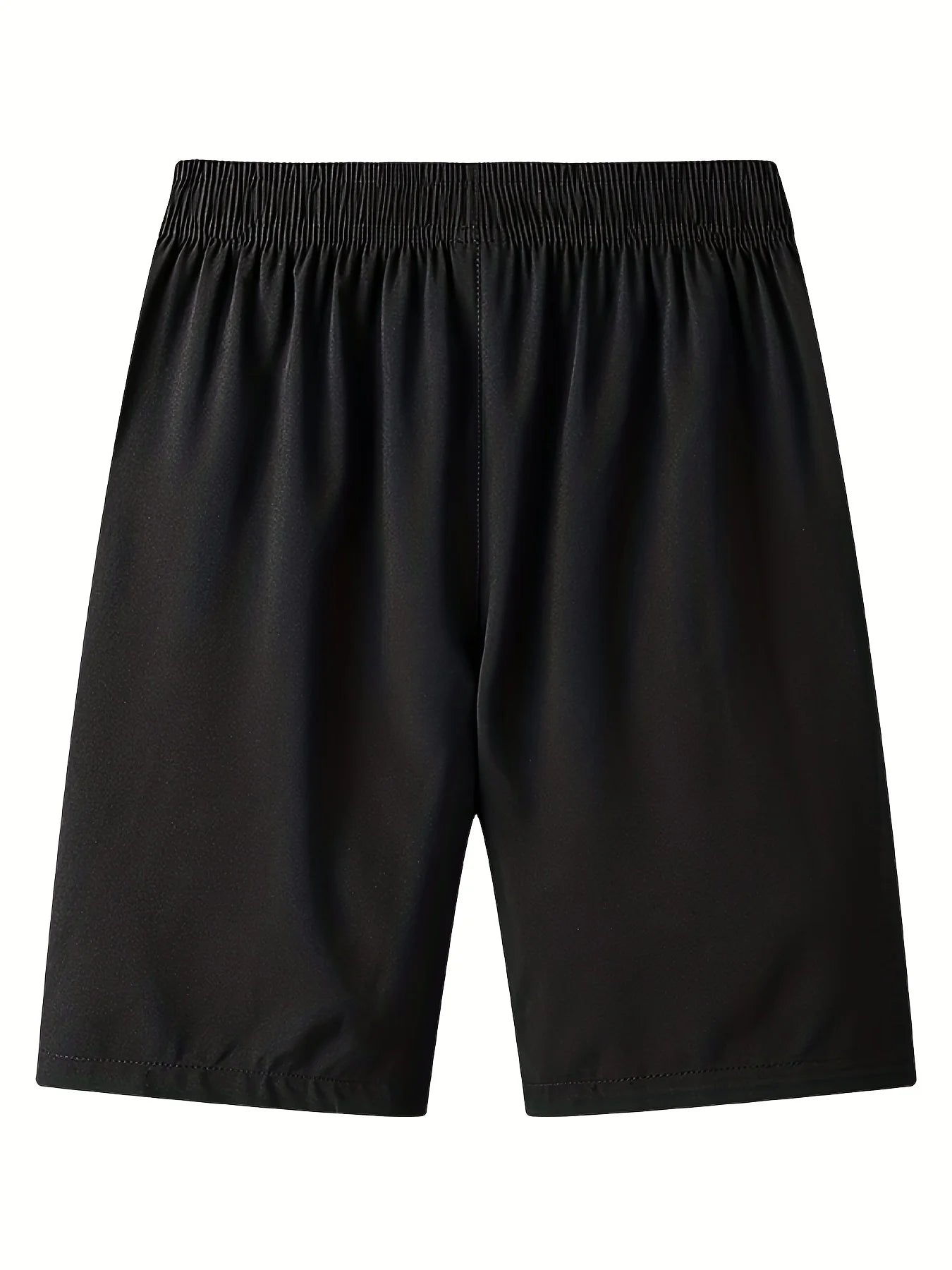 Men's Drawstring Quick Dry Shorts For Running, Breathable With Zipper Pockets, Fitness