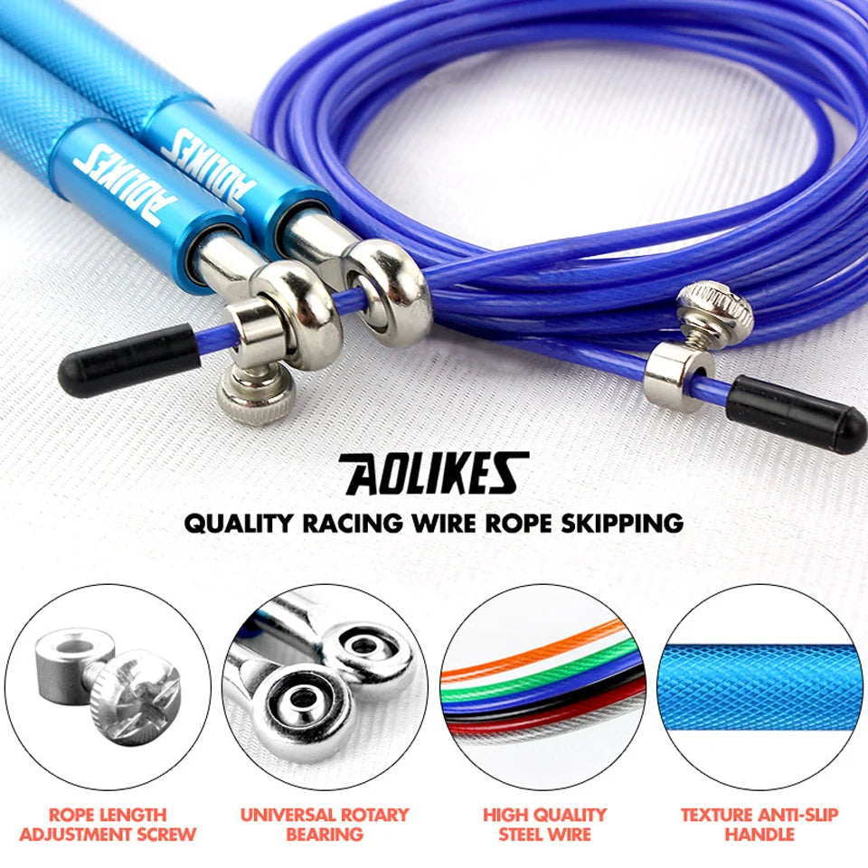 Jump Rope Professional Speed Bearing Skipping Fitness Workout Training