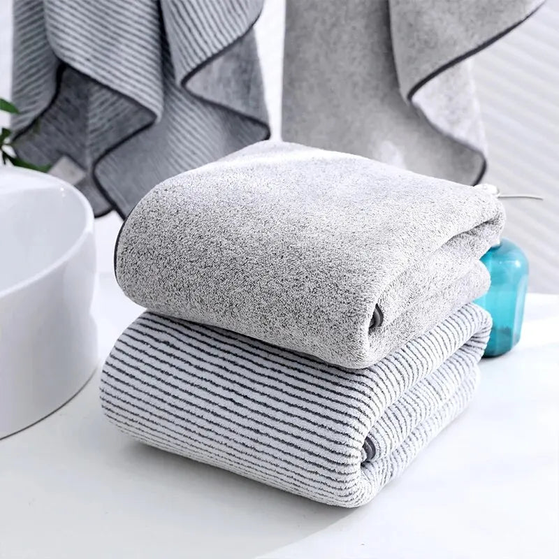 1PCS Thickened Bath Towels for The Body Microfiber Towel for Gym Sports