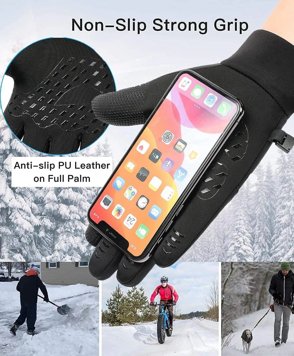 All-Weather Thermal Sports Gloves for Men & Women – Waterproof Comfort