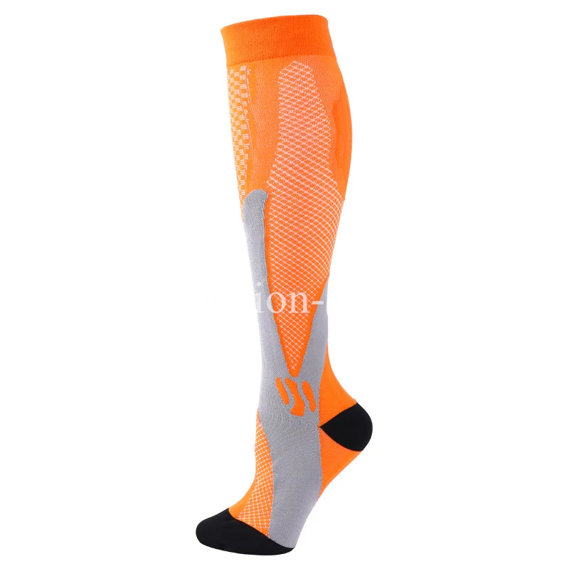 Athletic Compression Crew Socks for Men