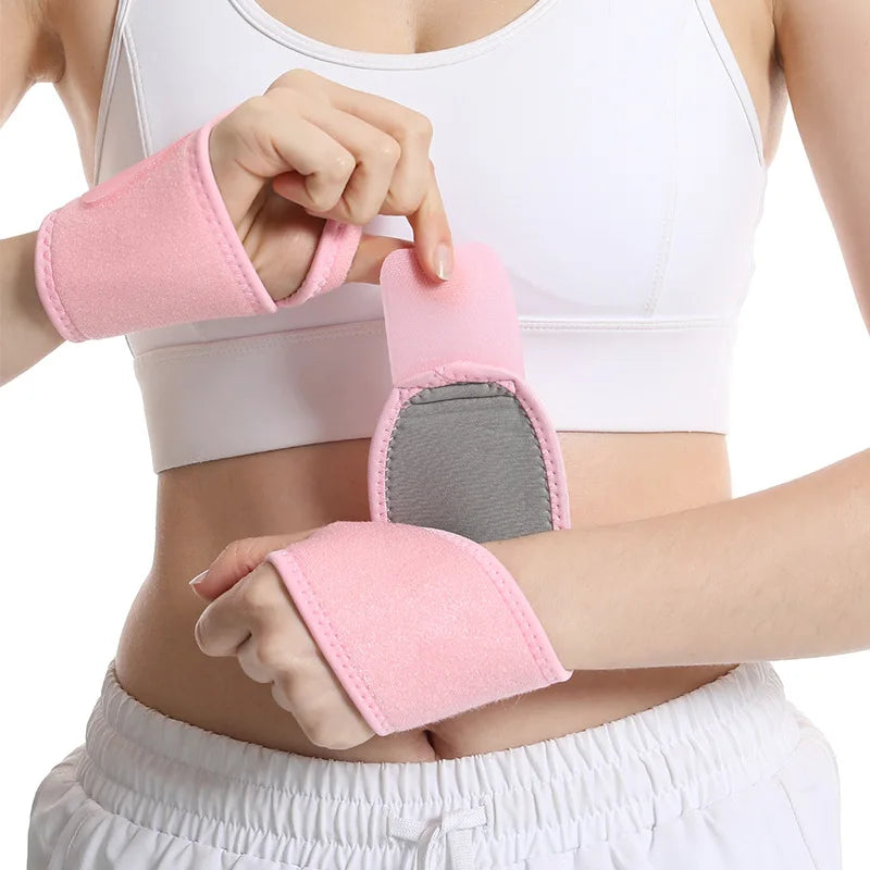 Wrist Guard Band Brace Support Carpal Tunnel Sprains Strain Gym Strap Sports Pain Relief Wrap Bandage Protective Gear