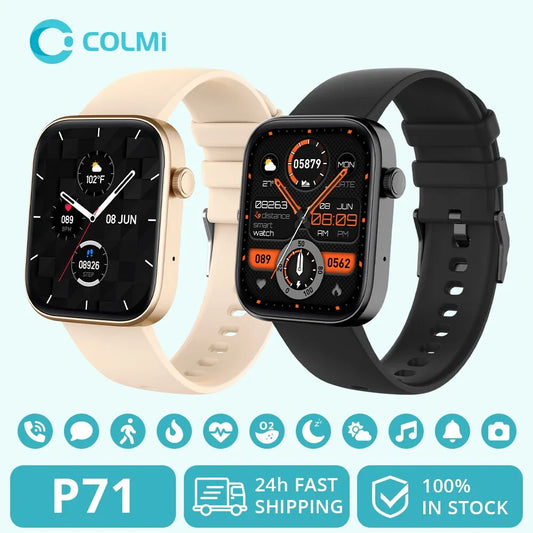 Smartwatch Men Health Monitoring Waterproof Smart Notifications Voice Assistant Smart Watch Women