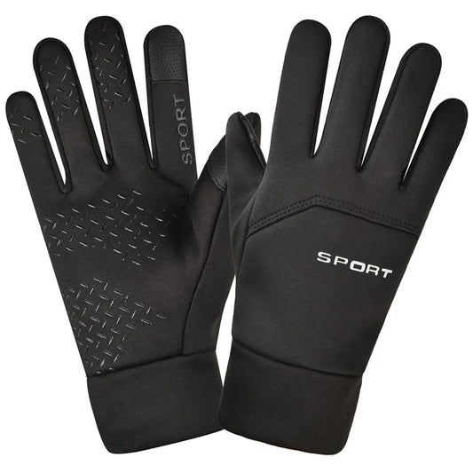 Cozy Women's Nylon Running Gloves for Winter Adventures