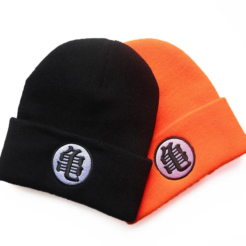 Dragon Ball Turtle Embroidery Knit Cap Autumn and Winter Wooleen Hats Pullover