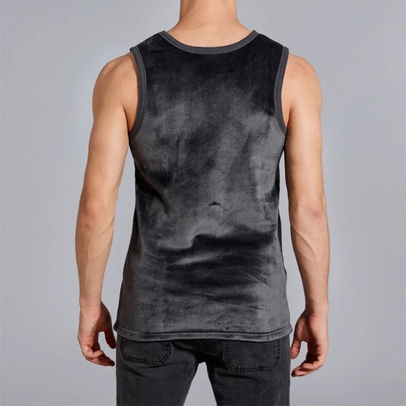 Men's Winter Thermal Shaping Large Size Male Vest Comfortable