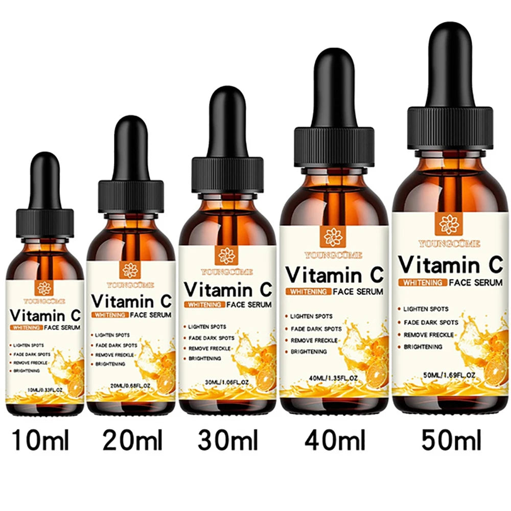 Vitamin C Facial Essence Contains Hyaluronic Acid Dark Spot Remover Moisturizing Repair Anti-aging Essence Facial Skin Care 30ml