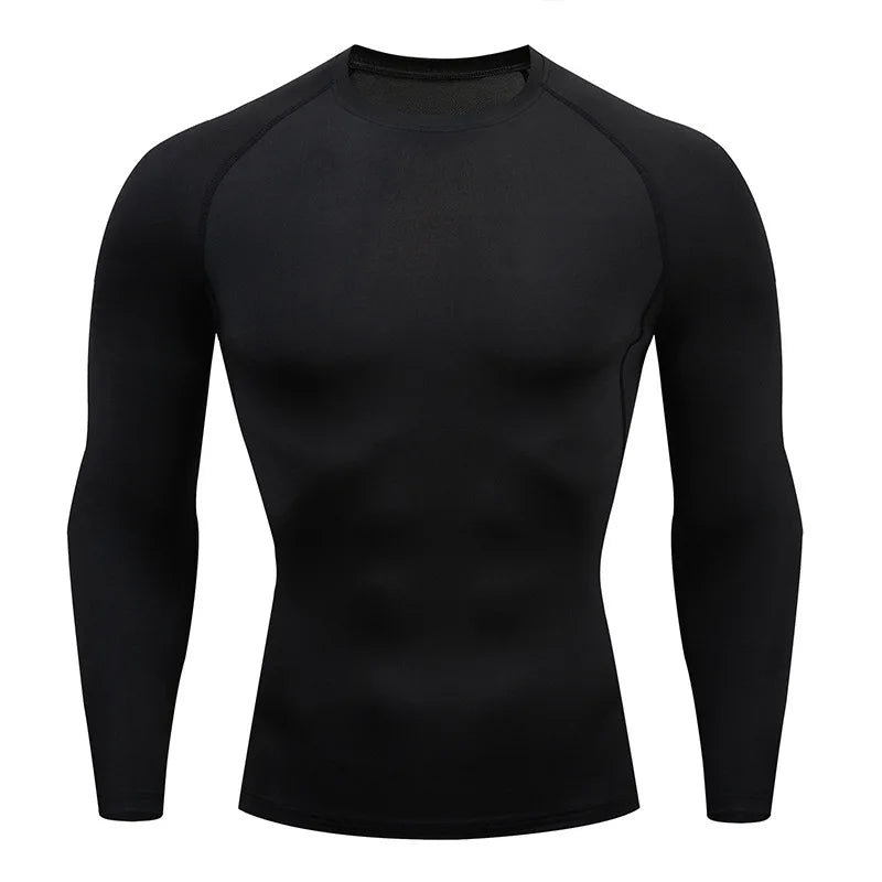 Men's High Quality MMA Fitness Gym Sports T-Shirt Jogging Running Shirt