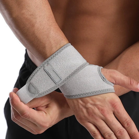 Wrist Guard Band Brace Support Carpal Tunnel Sprains Strain Gym Strap Sports Pain Relief Wrap Bandage Protective Gear