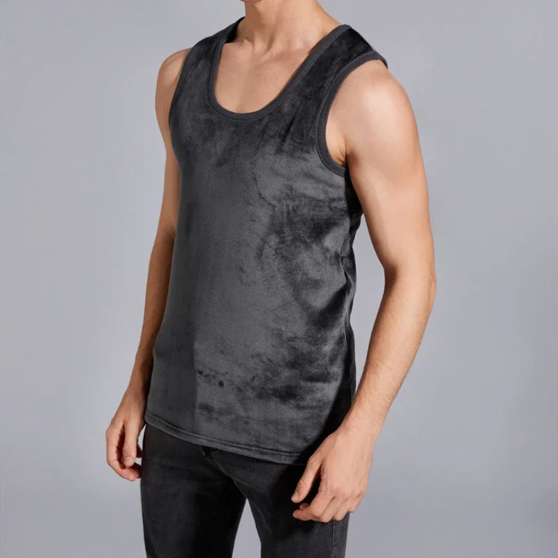 Men's Winter Thermal Shaping Large Size Male Vest Comfortable