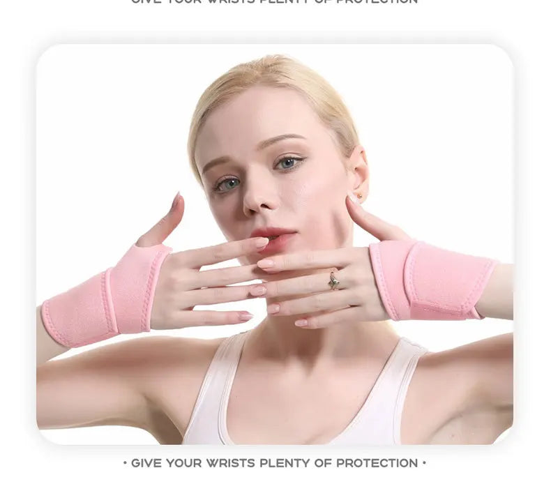 Wrist Guard Band Brace Support Carpal Tunnel Sprains Strain Gym Strap Sports Pain Relief Wrap Bandage Protective Gear