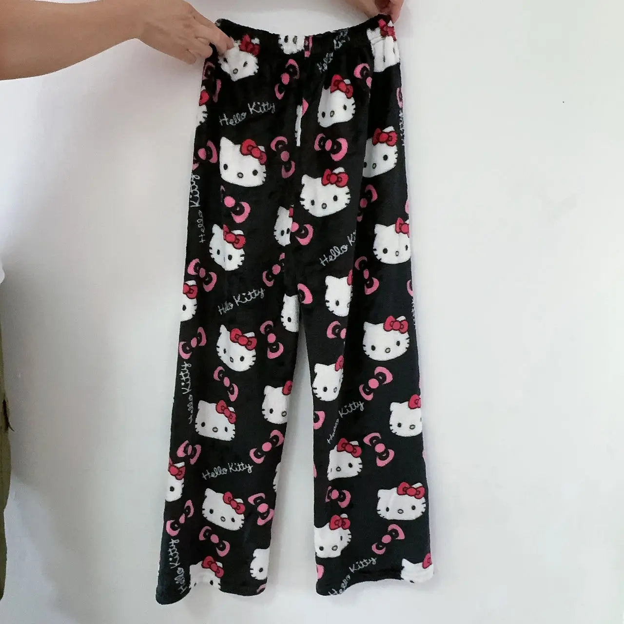 Pyjamas Women's Warm Woollen Cartoon Casual Home Pants Autumn Winter Fashion Trousers