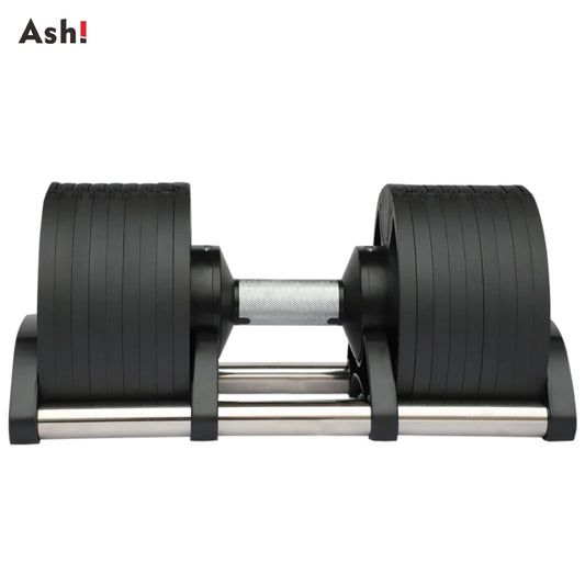 Adjustable Dumbbell Pair 2kg(5lb) or 4kg(9lb) Increase Max 45kg(100lb) Home Fitness Dumbbells