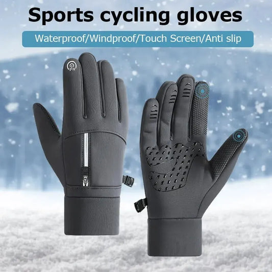 All-Weather Thermal Sports Gloves for Men & Women – Waterproof Comfort