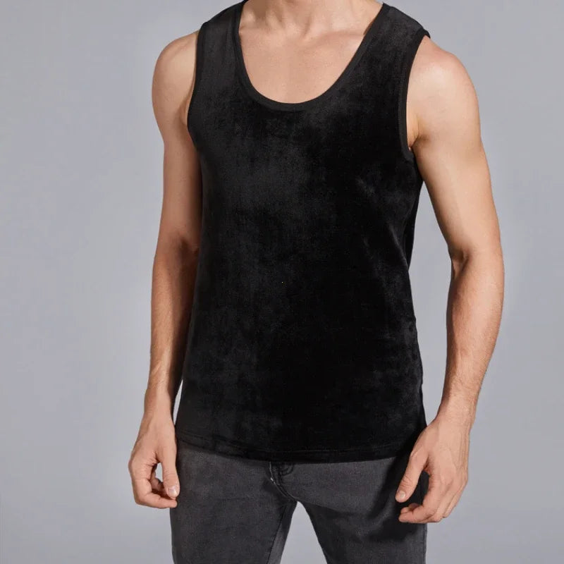 Men's Winter Thermal Shaping Large Size Male Vest Comfortable