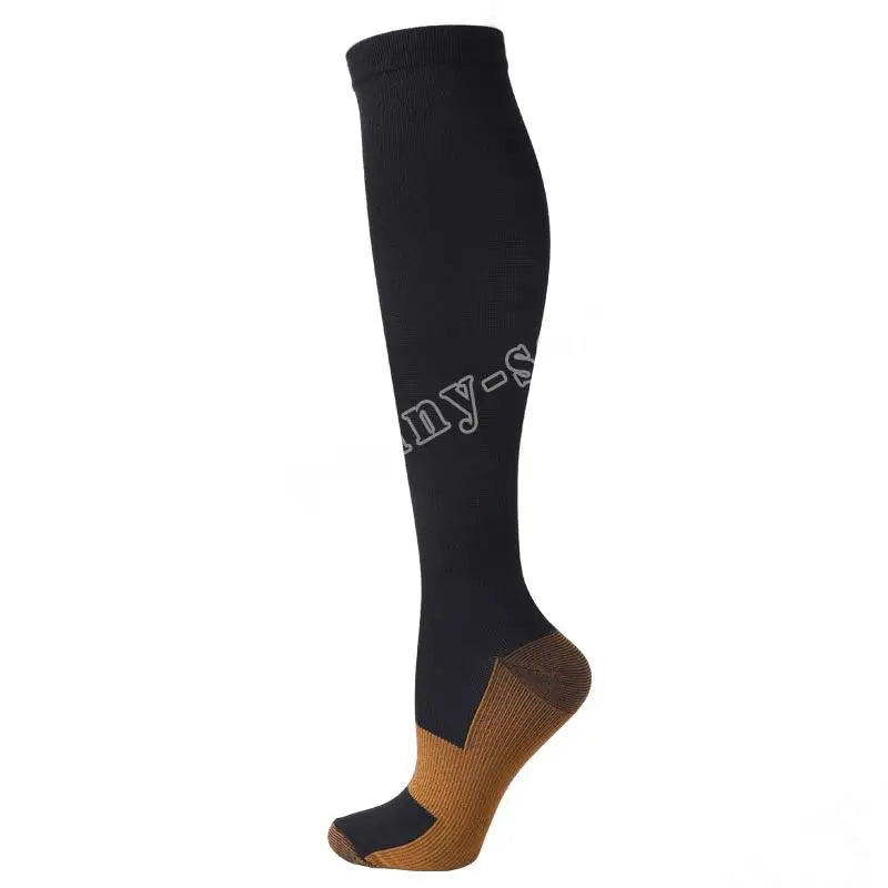 Unisex Compression Sports Socks for Hiking, Running & Training - High-Performance Elastic Support