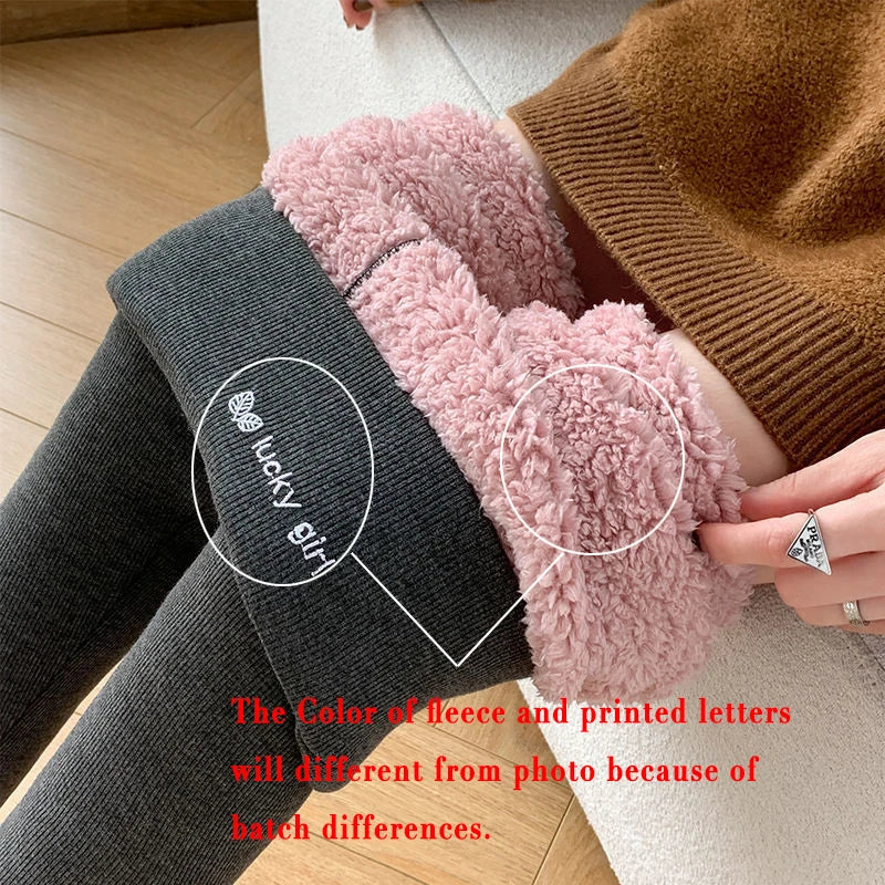 Ladies Winter Warm Thick Tights Thermal Leggings Lined Pants Skinny Long Thermal Size For Women