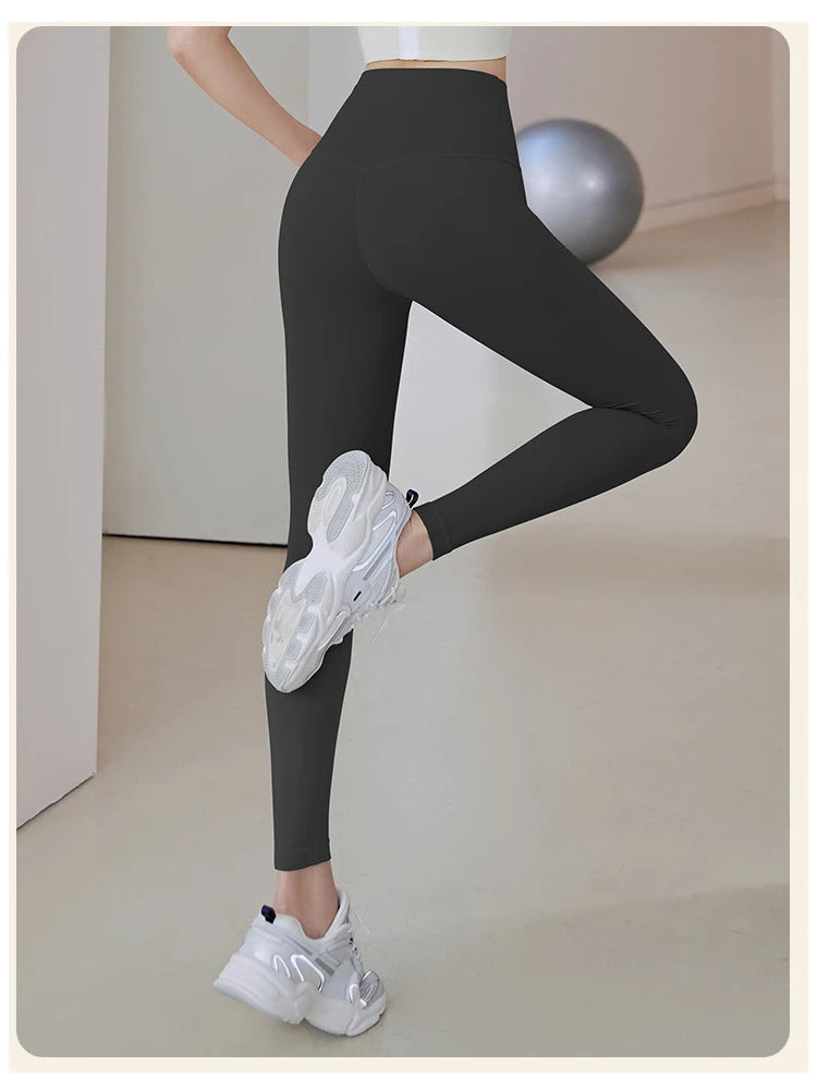 Ribbed Yoga Pants High Waisted Legging