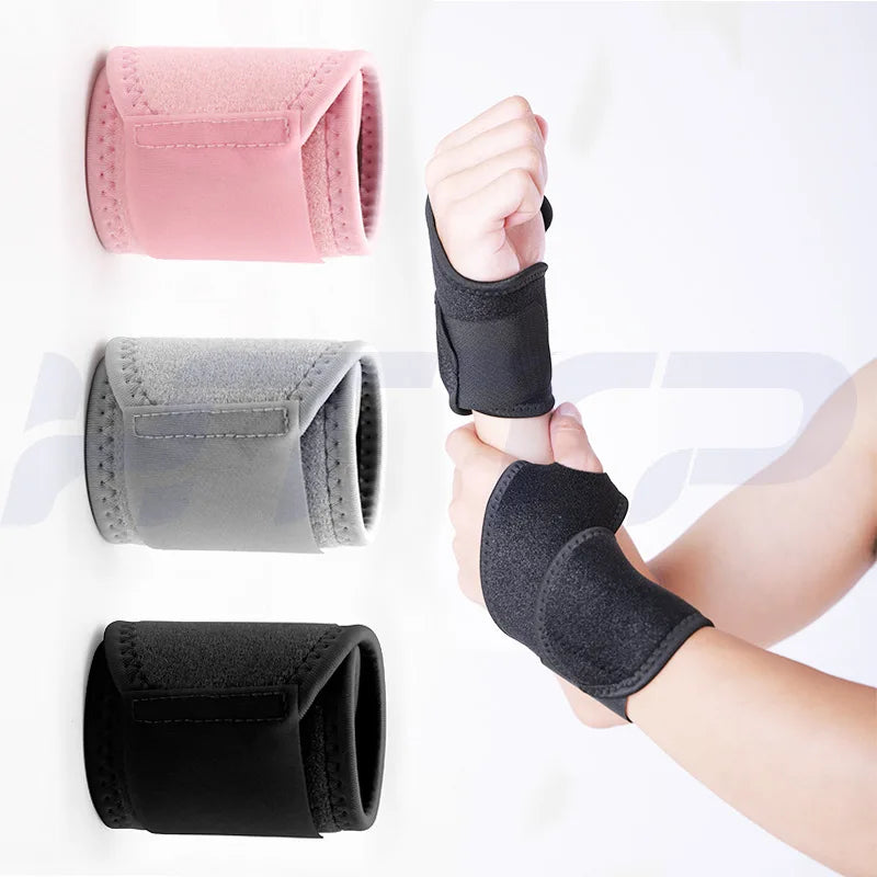 Wrist Guard Band Brace Support Carpal Tunnel Sprains Strain Gym Strap Sports Pain Relief Wrap Bandage Protective Gear