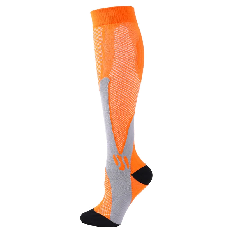 Athletic Compression Crew Socks for Men