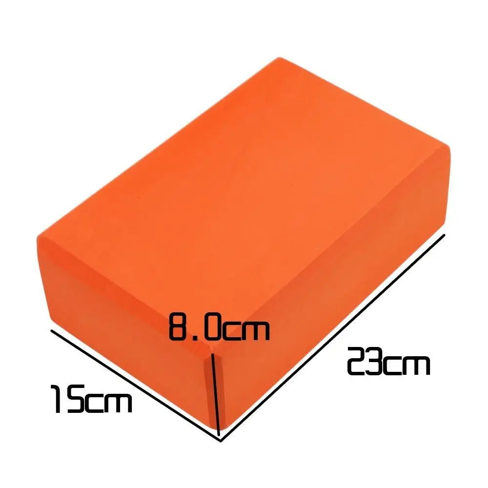 Coloured EVA Yoga Block Brick Non-Slip Body Shaping Health Training Sports Stretching Exercise