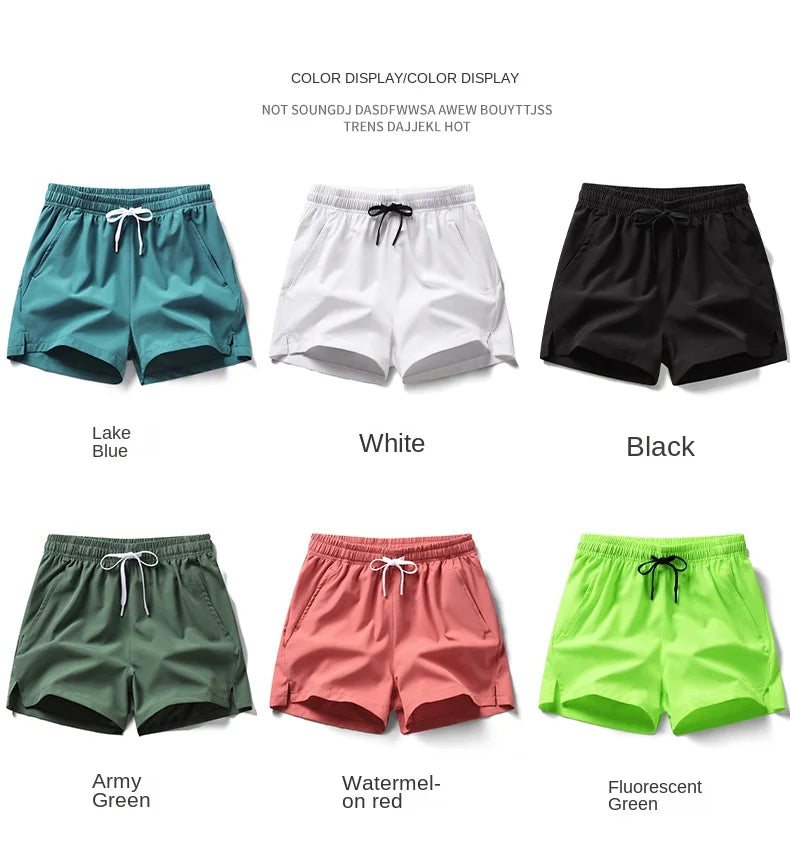 sports shorts, running pants, three piece pants, men's