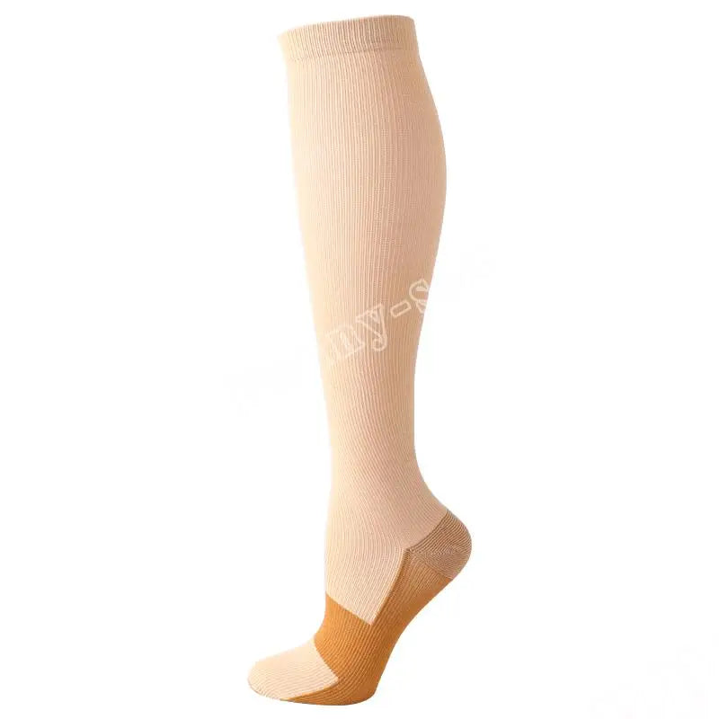 Unisex Compression Sports Socks for Hiking, Running & Training - High-Performance Elastic Support