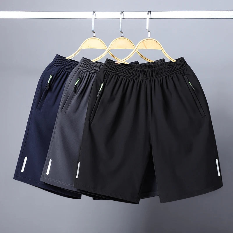 3XL Quick Dry Jogging Fitness Shorts Men Summer Sports Bottoms Thin Breathable Beach Short